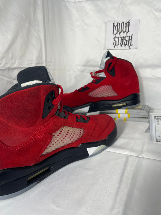 Jordan 5 Retro Raging Red Bull - Size 12